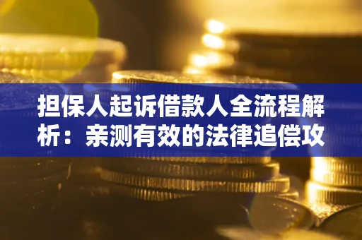济南担保人起诉借款人全流程解析：亲测有效的法律追偿攻略