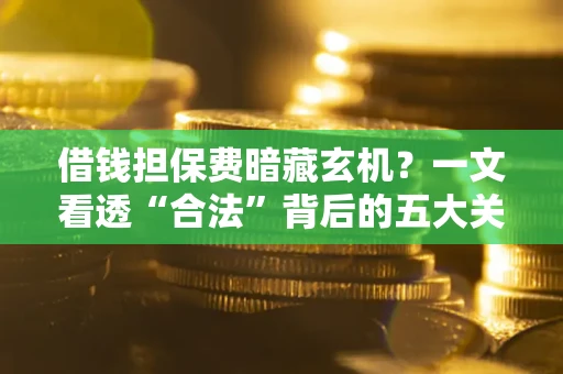 济南借钱担保费暗藏玄机？一文看透“合法”背后的五大关键陷阱