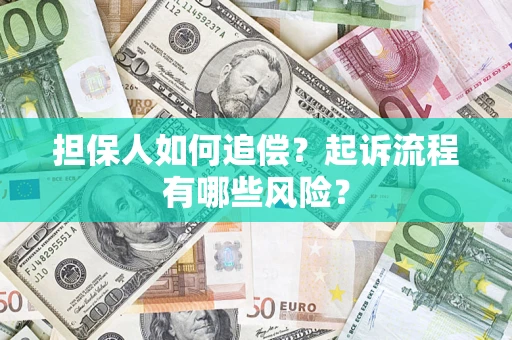 济南担保人如何追偿？起诉流程有哪些风险？