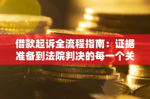 济南借款起诉全流程指南：证据准备到法院判决的每一个关键步骤