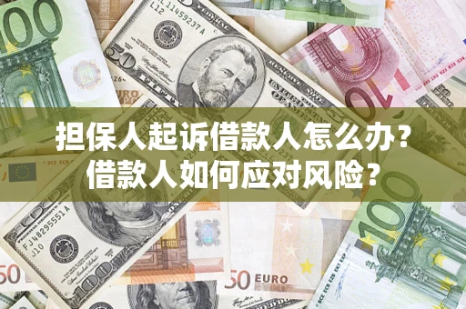 济南担保人起诉借款人怎么办？借款人如何应对风险？