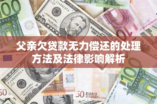 济南父亲欠贷款无力偿还的处理方法及法律影响解析