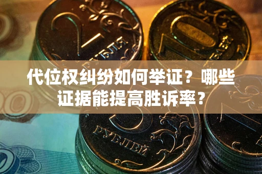 济南代位权纠纷如何举证？哪些证据能提高胜诉率？